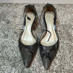 snake skin heels